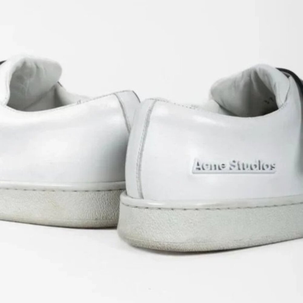 Acne Studios Black and White Triple Lo Yin Yang Sneakers - Picture 7 of 9